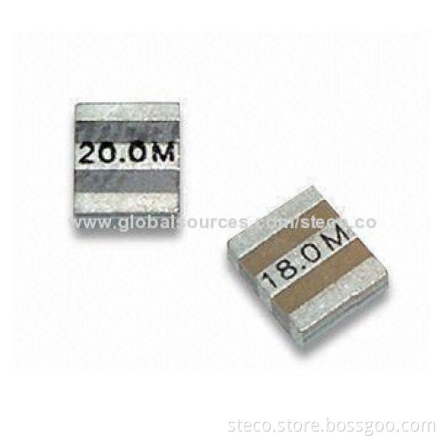 SMD Type Ceramic Resonators with Frequency from 6.00 to 60.00MHz